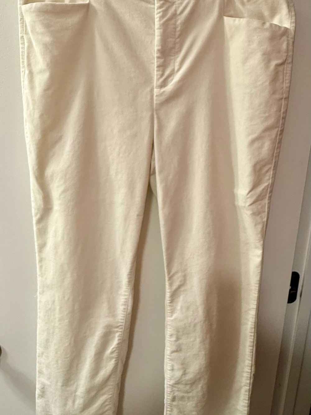 Talbots Straight Leg Pants in Cream